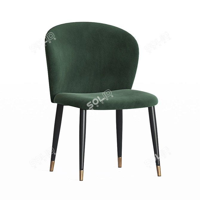 Elegant Eichholtz Volante Dining Chairs 3D model image 3