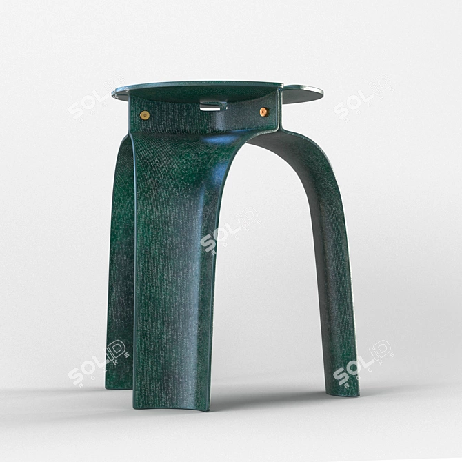 Modular Biodegradable Chair 3D model image 3