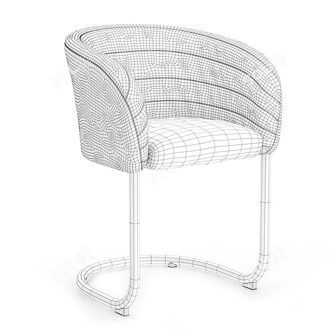 Vical Seney Chair - Elegant & Stylish 3D model image 4