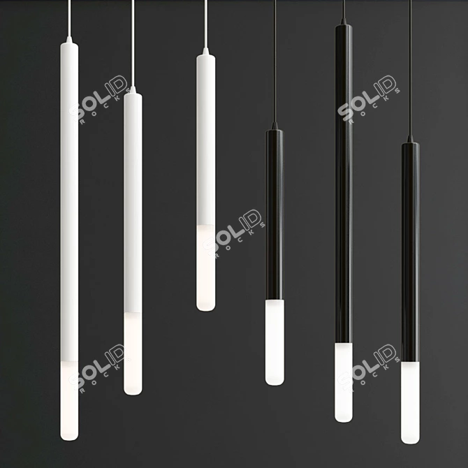 Enchanting Island Pendant: Illuminate Your Fantasy 3D model image 1