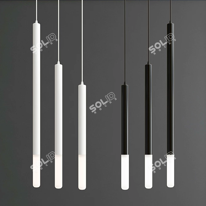 Enchanting Island Pendant: Illuminate Your Fantasy 3D model image 2