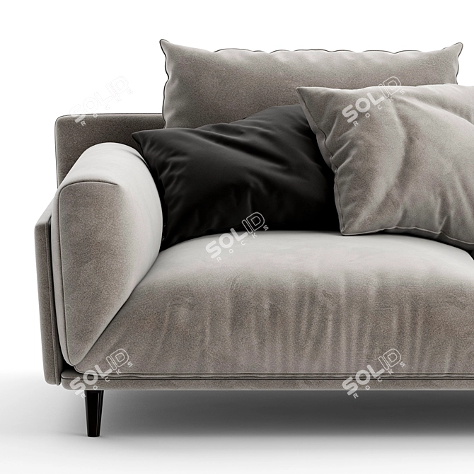 Arflex Faubourg: Modern Design Sofa 3D model image 2