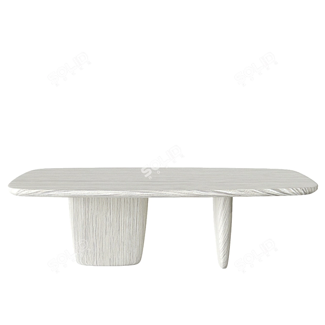 B&B Italia Tobi-Ishi Coffee Table Wood 3D model image 4