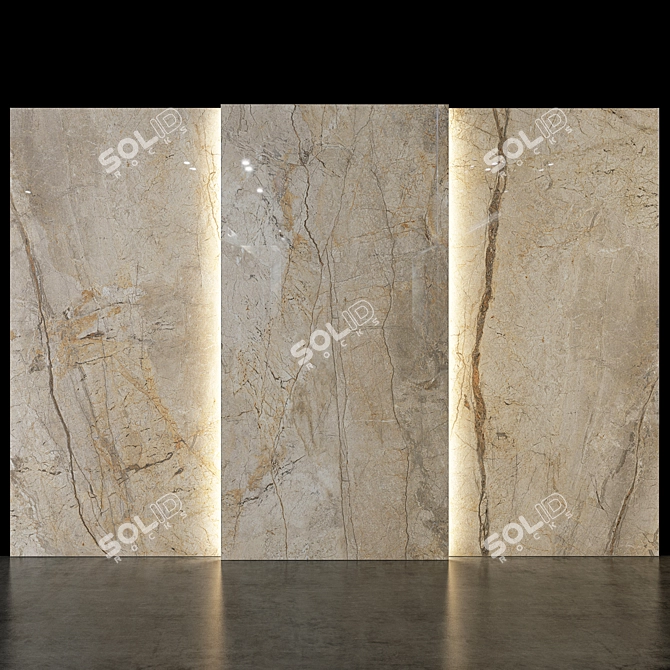 Marble Set 99: Classic Elegance at its Finest 3D model image 1