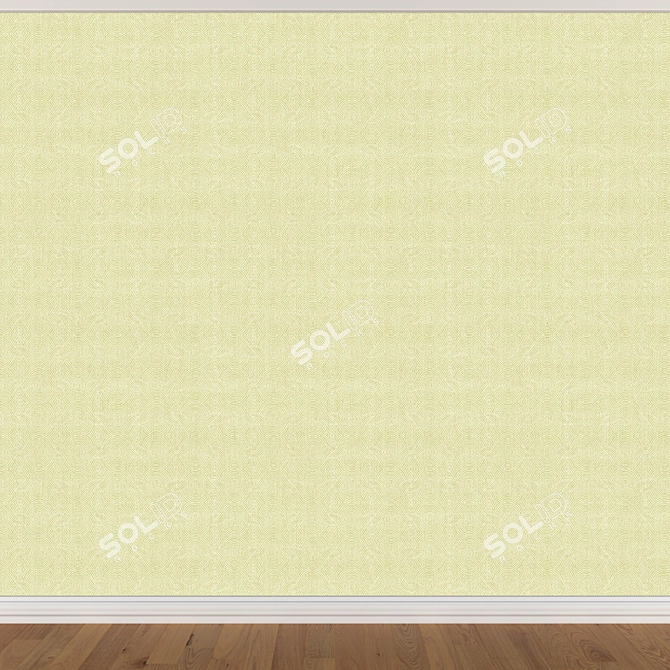 Seamless Wallpaper Set - 3 Colors 3D model image 4