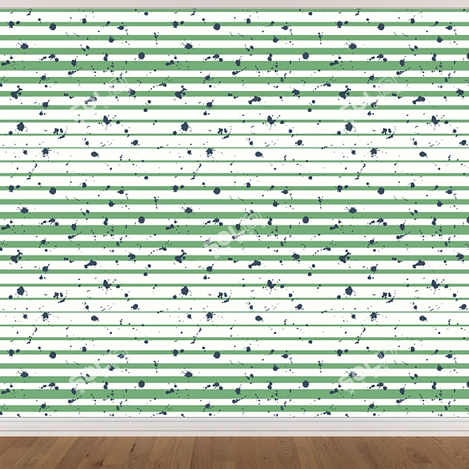 Seamless Wallpaper Set (3 Colors) 3D model image 4