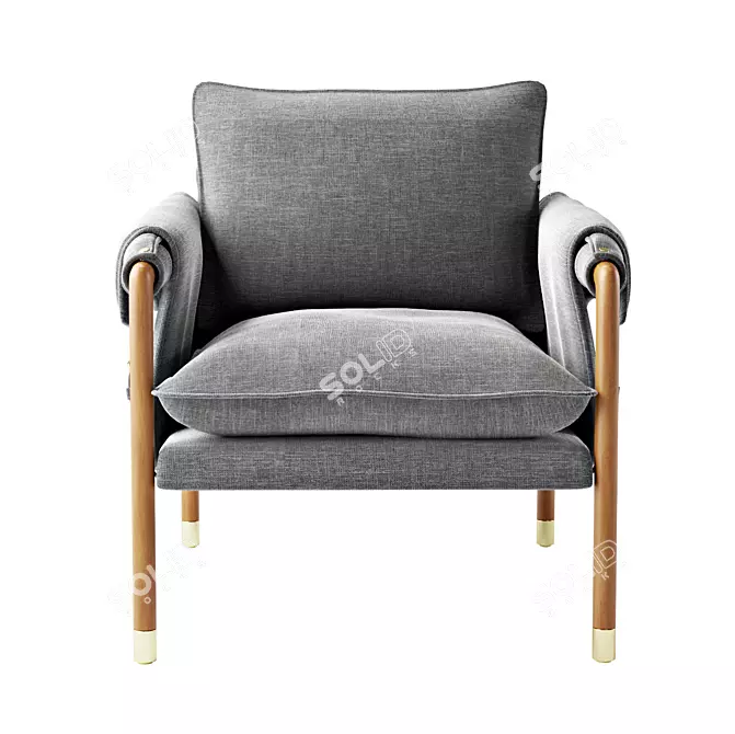 Havana Accent Chair 3D model image 1