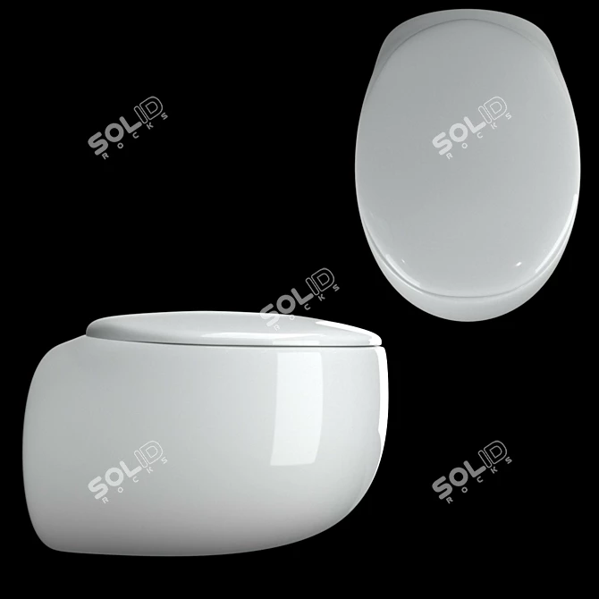 RAK Ceramics Illusion Toilet 3D model image 2