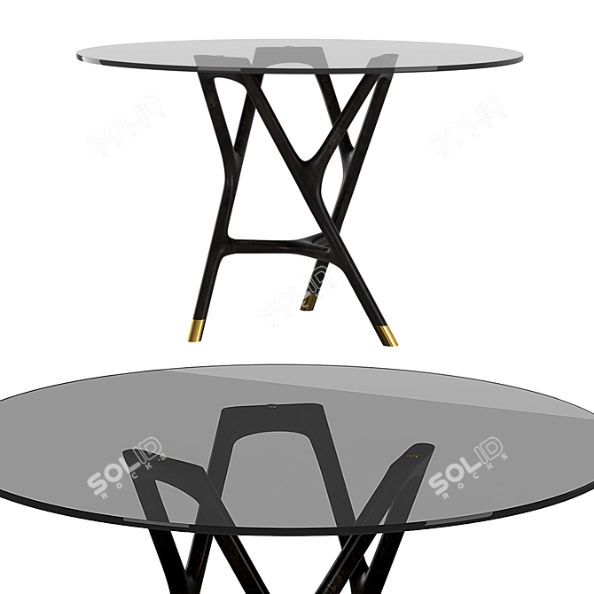 Joyce Round Table: Italian Design Elegance 3D model image 1