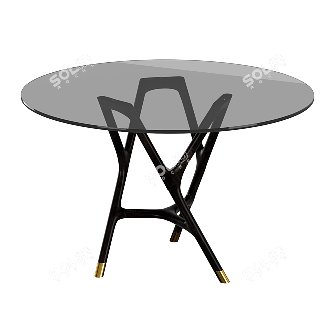 Joyce Round Table: Italian Design Elegance 3D model image 2