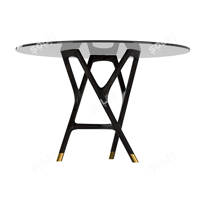Joyce Round Table: Italian Design Elegance 3D model image 3