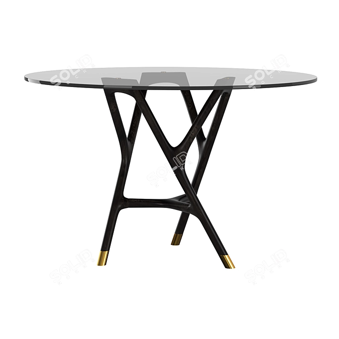 Joyce Round Table: Italian Design Elegance 3D model image 4