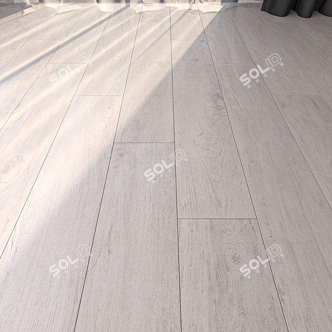 Elegant Kale Letavole Beyaz Flooring 3D model image 1