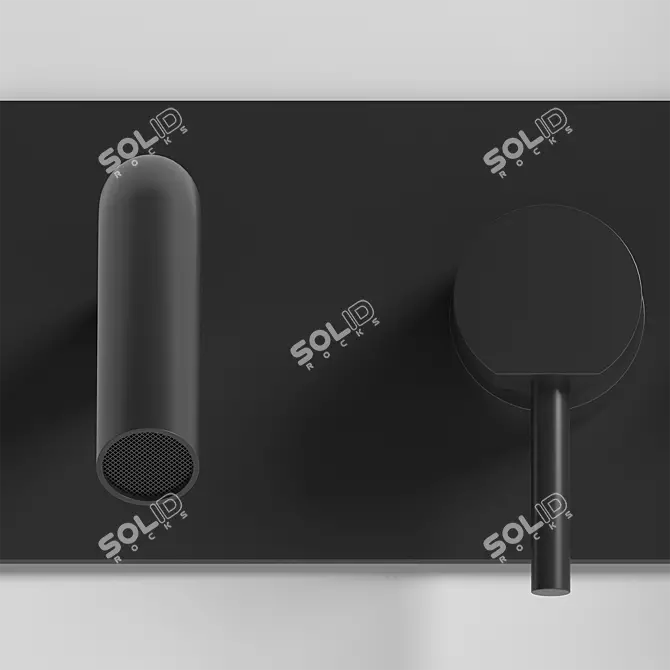 Elegant Paffoni Mixer Set 3D model image 2