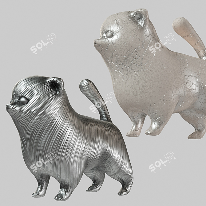 Metallized Finish: Multiple Options 3D model image 2