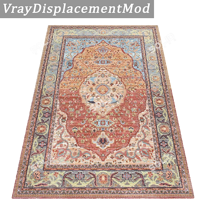 Luxury Rug Set for Stunning Renders 3D model image 3