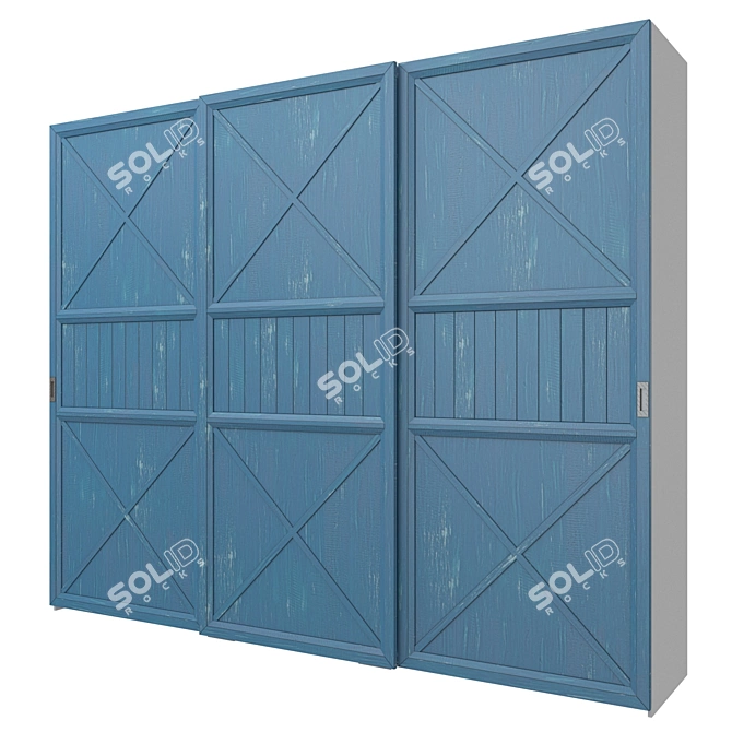 PS10 Cinetto Sliding Wardrobe 3D model image 2