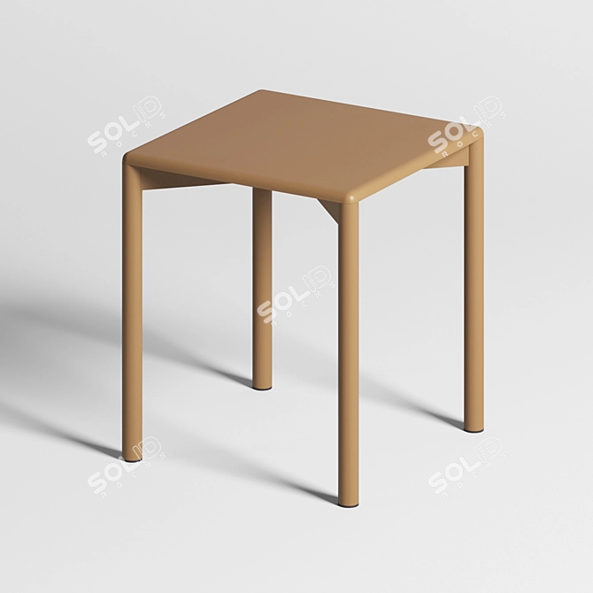Modern HPA Stool Design 3D model image 1