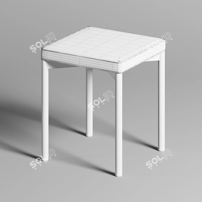 Modern HPA Stool Design 3D model image 4
