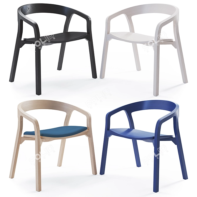 She Said Chair: Harmonious Design 3D model image 1