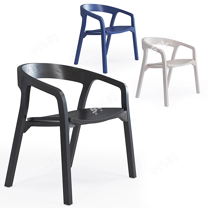 She Said Chair: Harmonious Design 3D model image 3