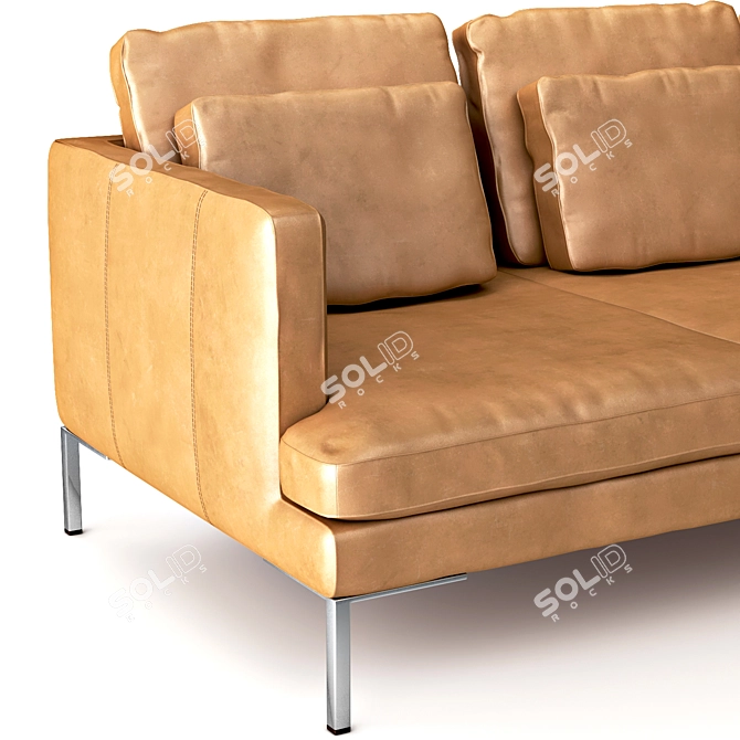BoConcept ISTRA-2 Sofa: Luxurious Comfort in a Stylish Design 3D model image 4