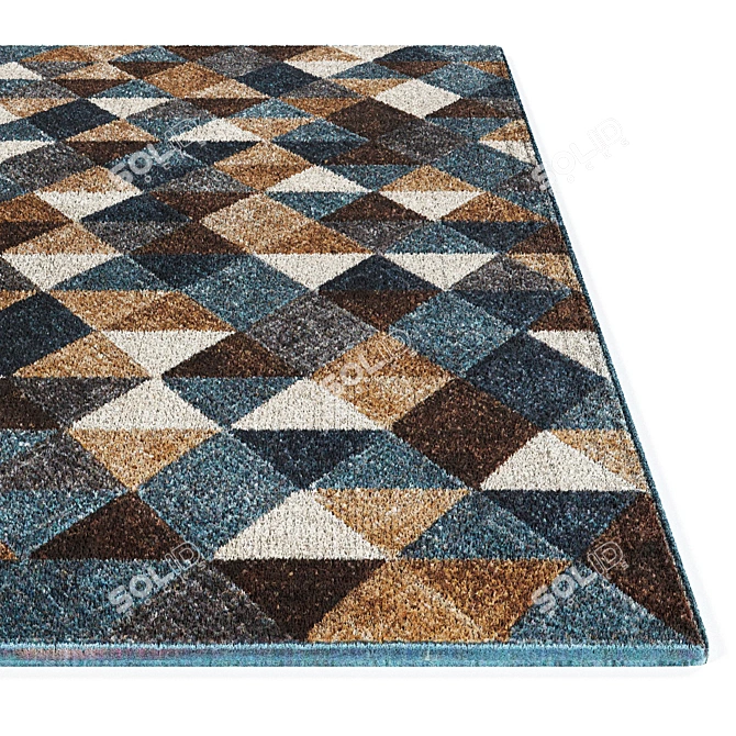 Elegant Interior Rugs 3D model image 2