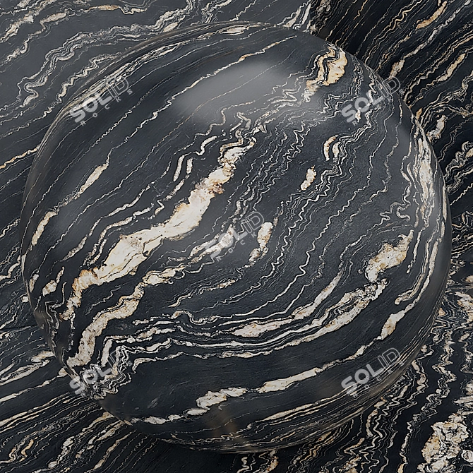 Seamless Stone Marble Texture Set 3D model image 4