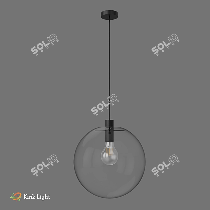 Kink Light Suspension Mercury 20-35cm 3D model image 2