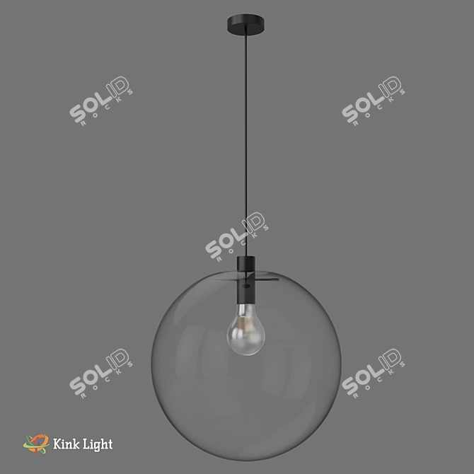 Kink Light Suspension Mercury 20-35cm 3D model image 3