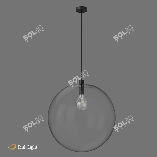 Kink Light Suspension Mercury 20-35cm 3D model image 4