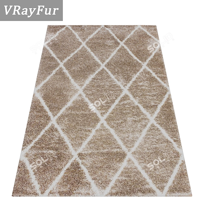 Luxury Carpet Set: High Quality Textures 3D model image 2