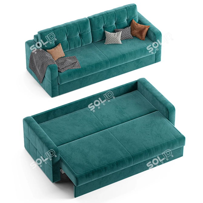 Askona Loko Sofa: Luxurious Comfort 3D model image 3
