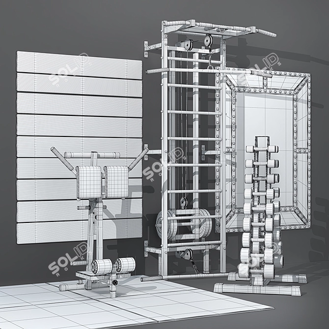 Ultimate Swedish Wall Combo with Upper and Lower Link 3D model image 4