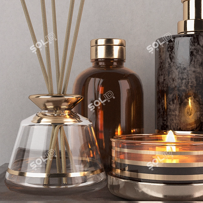 Luxury Bath Set: 2015 Edition 3D model image 2