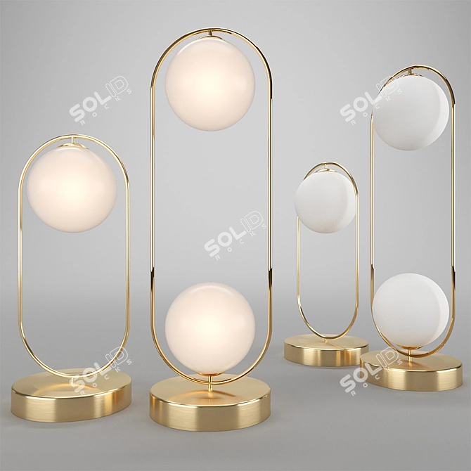Scandinavian Elegance in a Lamp 3D model image 3