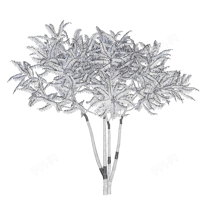 Aylant 3-in-1: Ailanthus Altissima Collection 3D model image 2