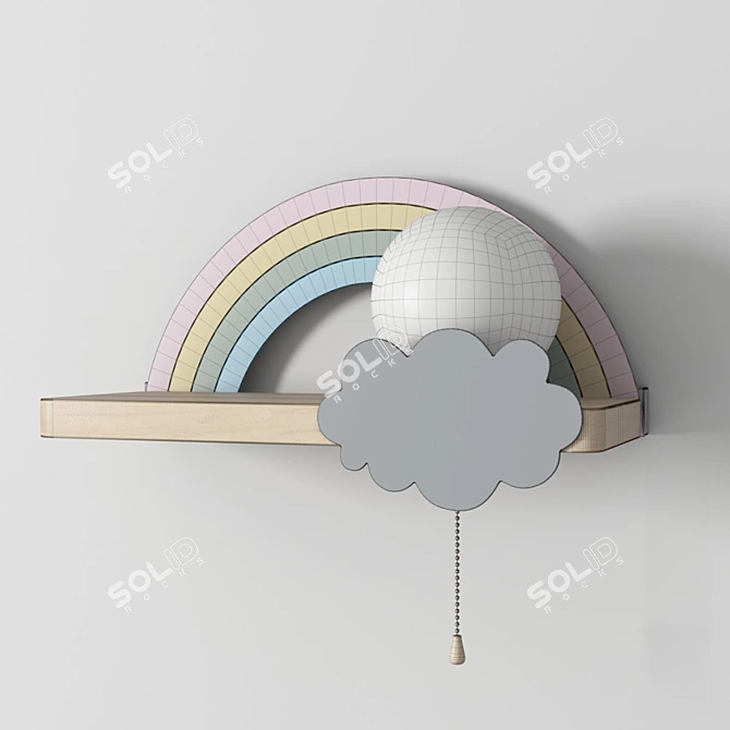 Rainbow Dreams Wall Light 3D model image 5