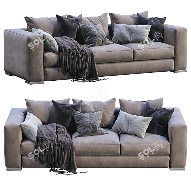 Modern Sofa Design: Jesse's Arthur 3D model image 1