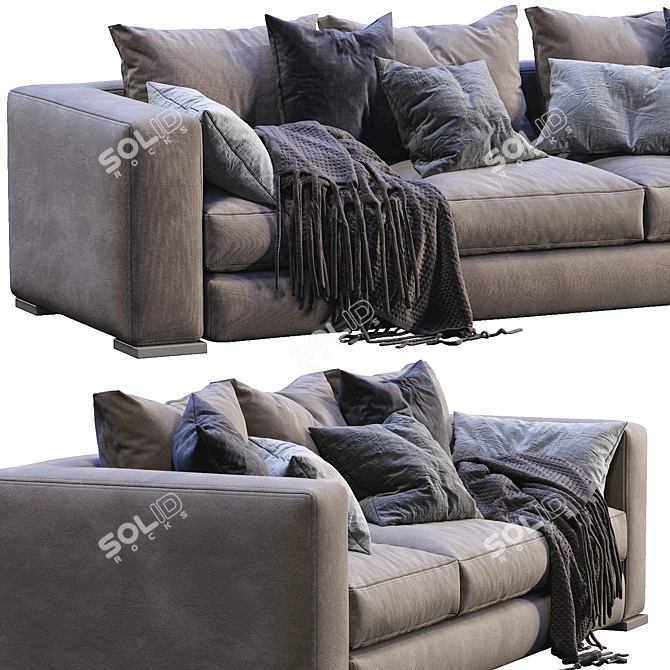Modern Sofa Design: Jesse's Arthur 3D model image 2