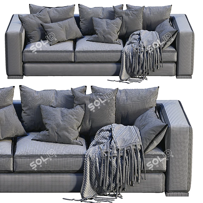 Modern Sofa Design: Jesse's Arthur 3D model image 5