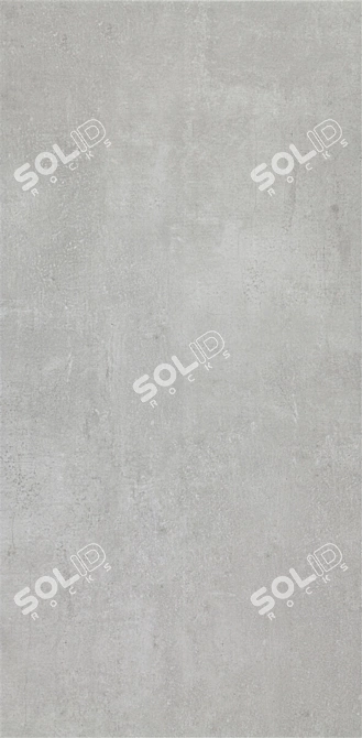 Versatile Betokent Grey Concrete Set 3D model image 5