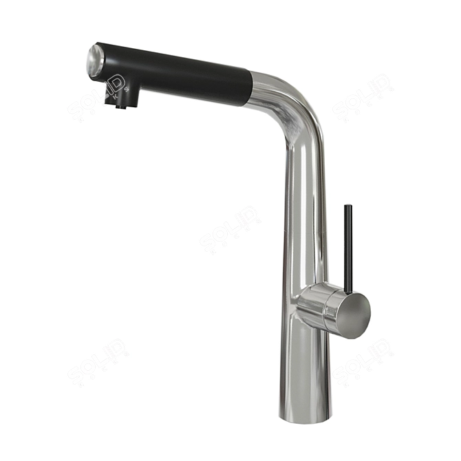 Sleek Pure IDDIS Kitchen Faucets 3D model image 3