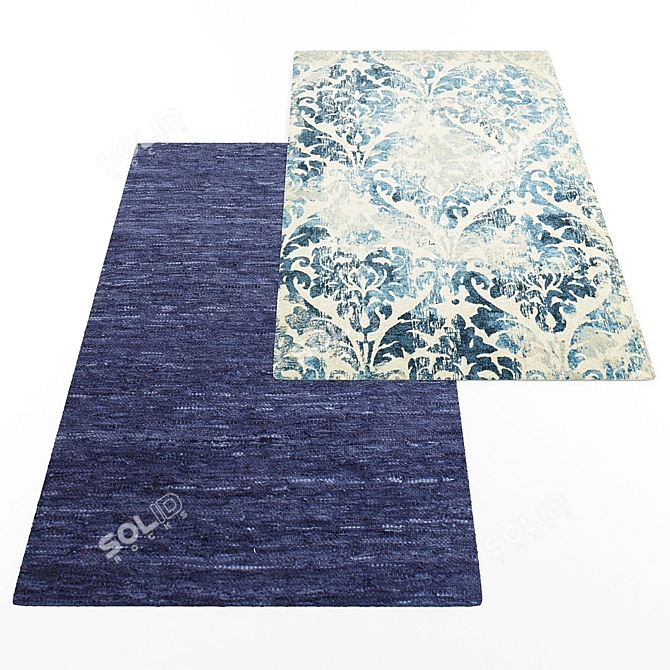 Modern Style Rug Collection 3D model image 2