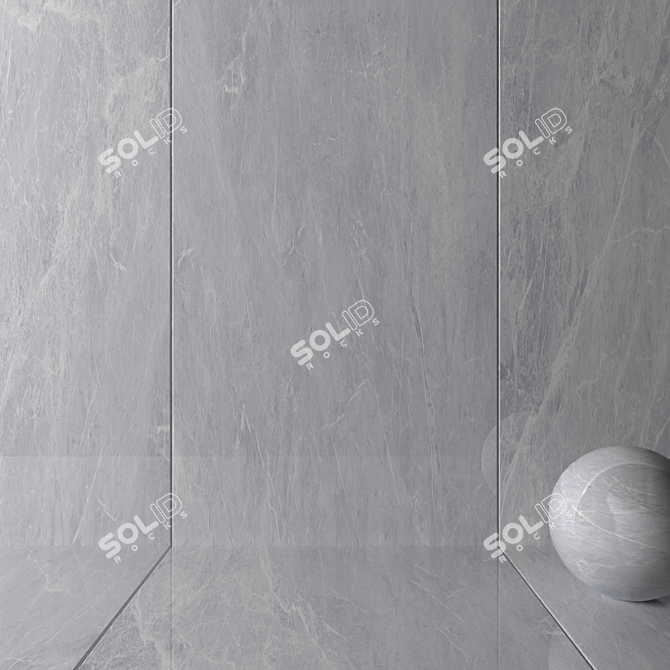 Prestige Beyaz Marbles: Elegant 160x320 cm 3D model image 2