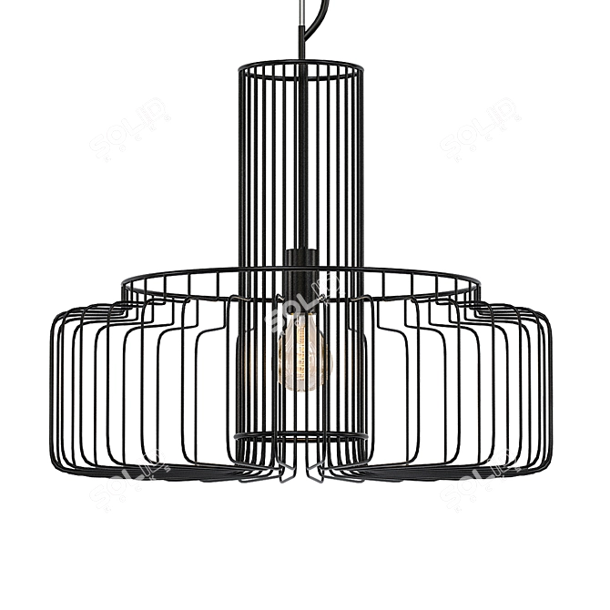 Refined Pendant Lighting - MGL735 3D model image 1