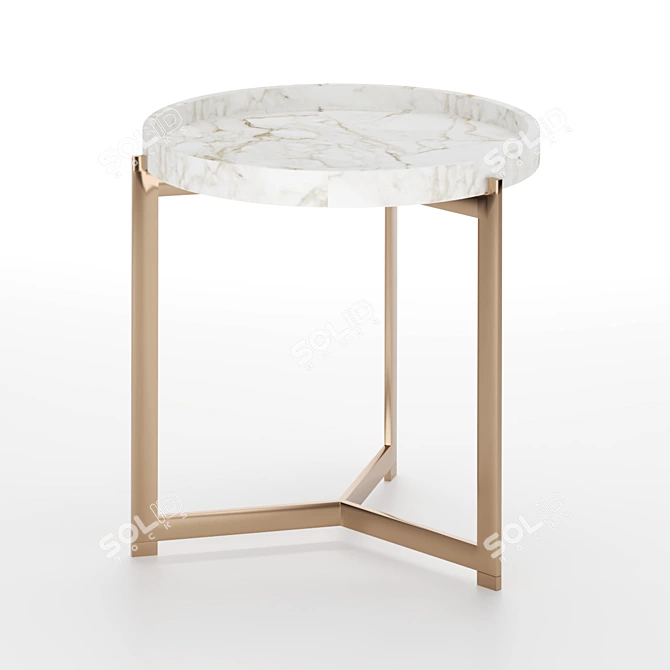 Luxurious Fendi Ripple Table 3D model image 3