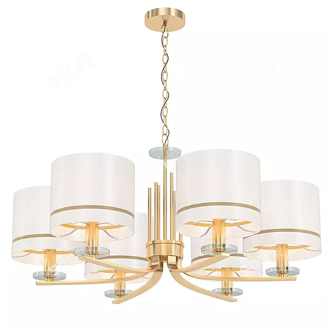 Luxury Stilfort Chart Chandelier 3D model image 1