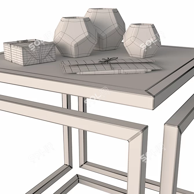 Infinity Coffee Table: Sleek and Modern Design 3D model image 2