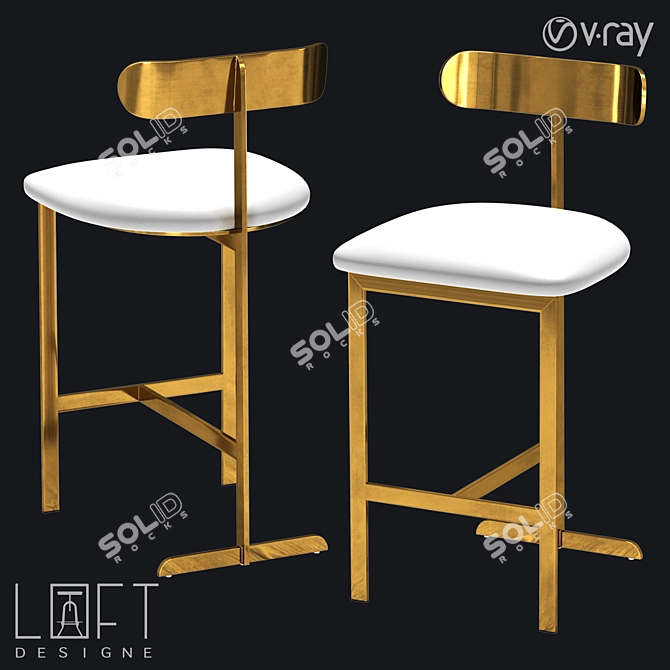 Loft Bar Chair | 35841 Model 3D model image 1